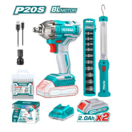 Combo Llave De Impacto Sin Escobillas 20V (UTOSLI231004)